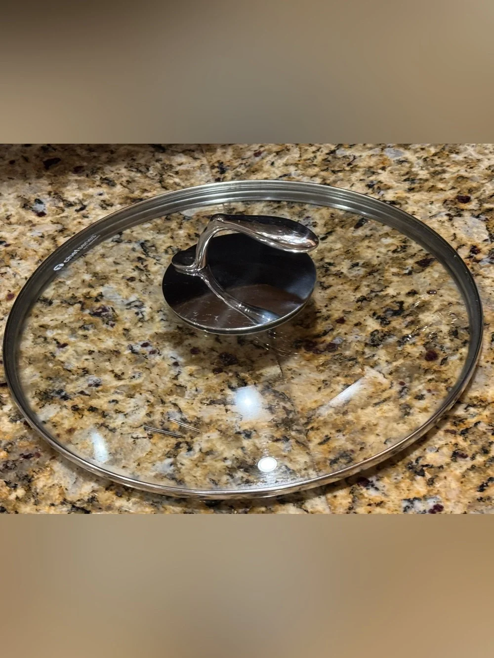 Tupperware T Chef Series Heavy Duty Glass Lid only Approx 11.75”